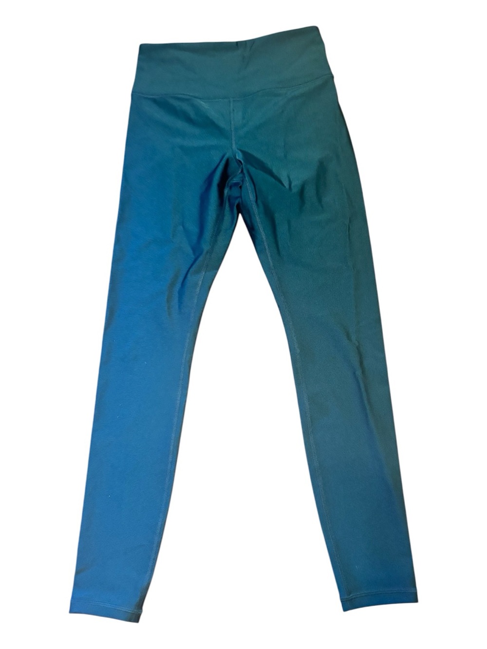 Athleta dark green High-Rise Elation sheen 7/8 Leggings Size S- new condition